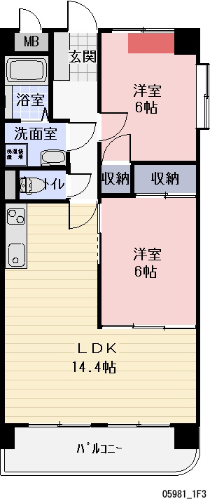 エリジオンIIの間取り