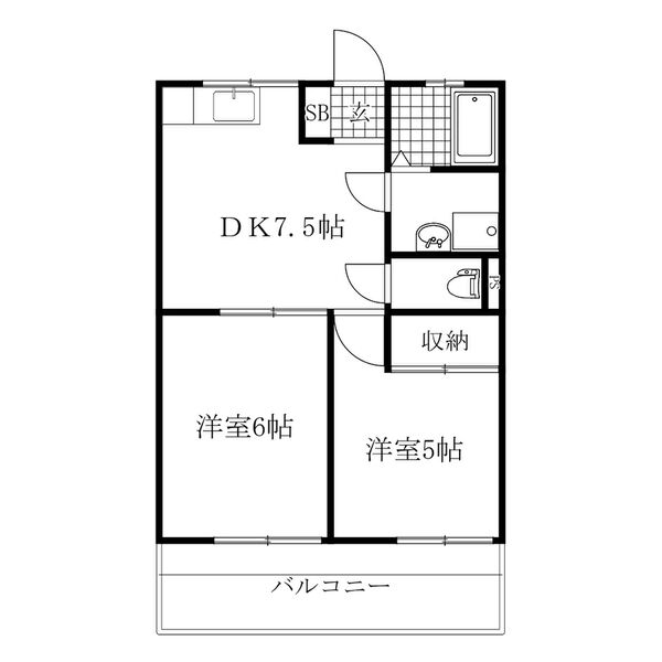 サンリバーの間取り