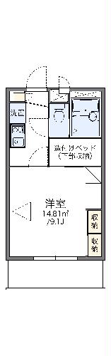 レオパレス多田２の間取り