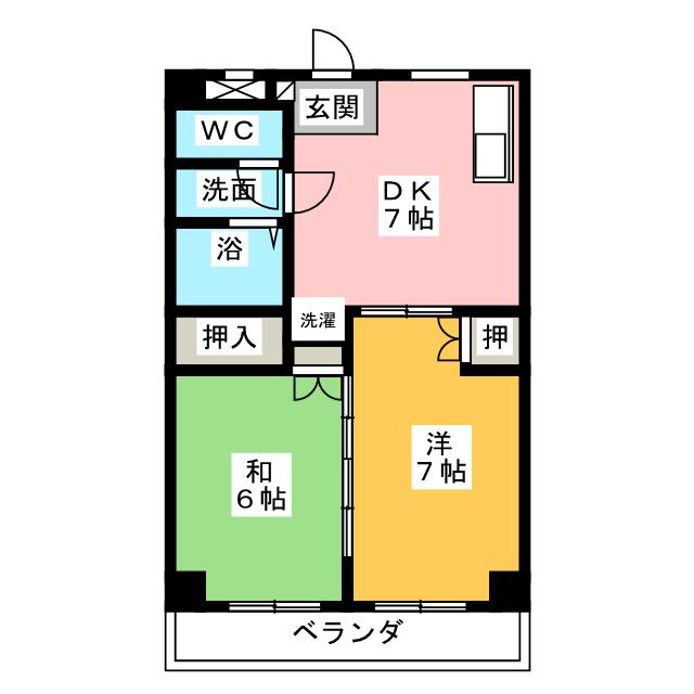 エスペランサーみずのの間取り