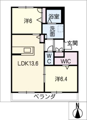 カーサ　ブラーノの間取り