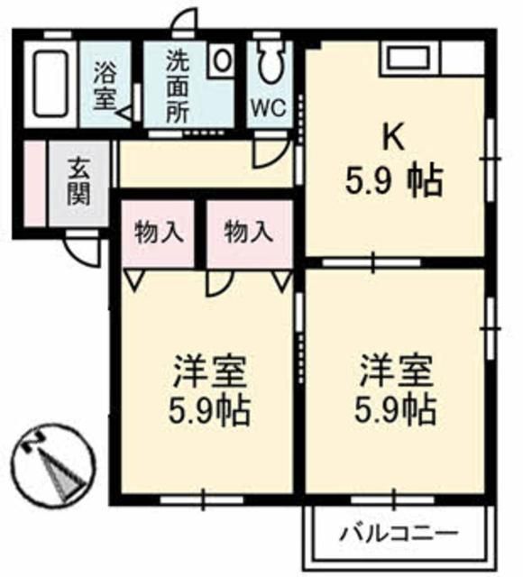 パルクマンション　１棟の間取り