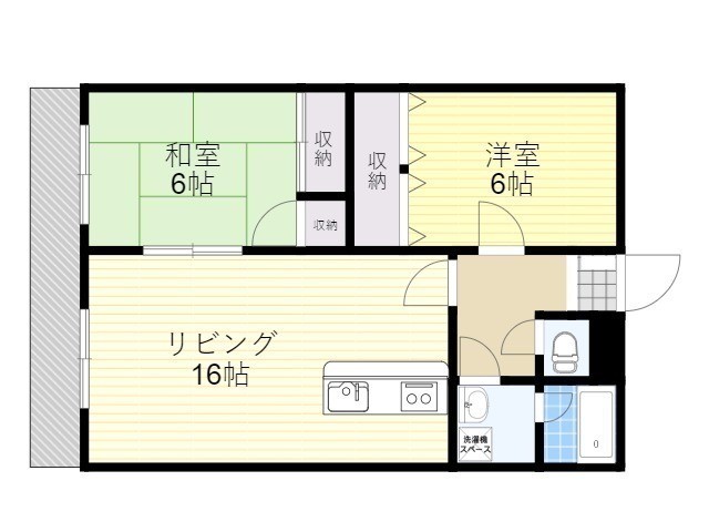 レイコート羽田の間取り