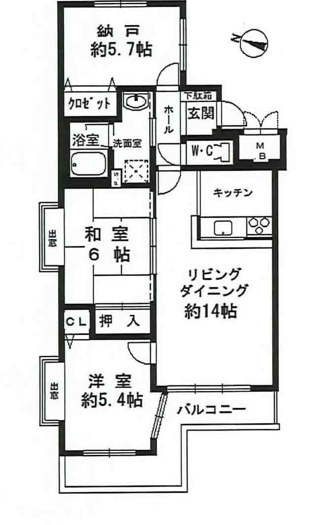 ワコーレプラザ青木の間取り