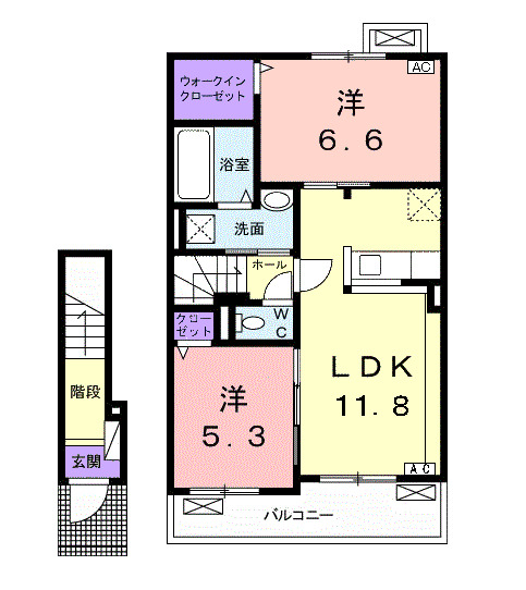 ボンダイIIIの間取り