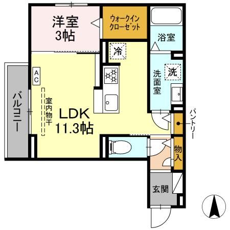 D-Hills　篠ケ瀬の間取り