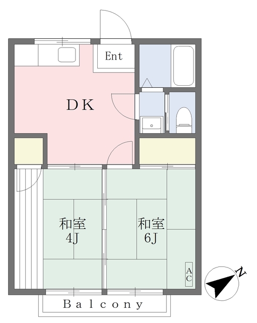 シーハイツ大津の間取り