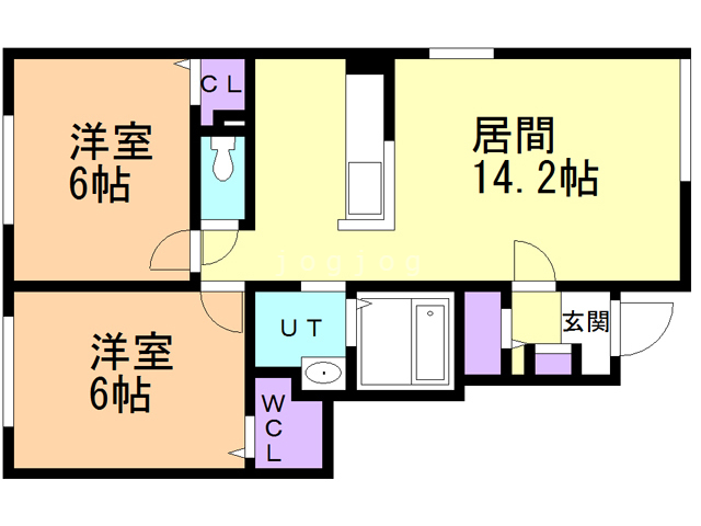 ミルグラースVの間取り