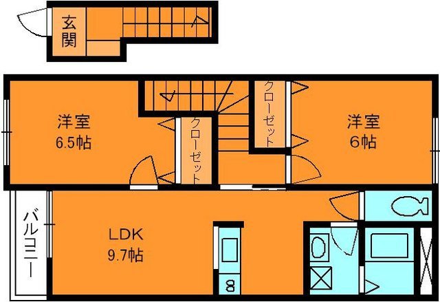 カサ・ア・ラモードの間取り