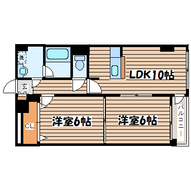 パークサイド上杉公園の間取り