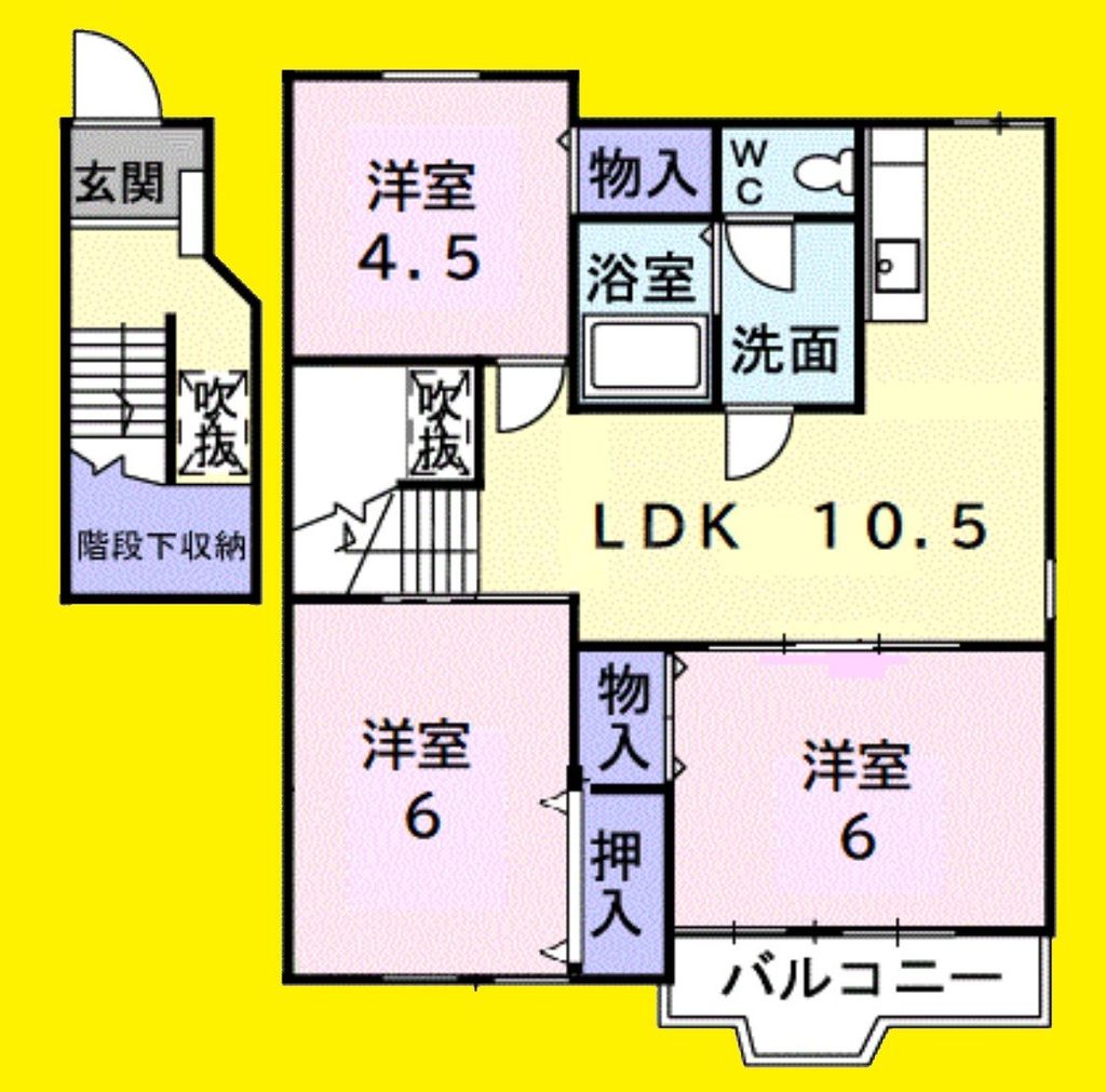 クレストＢの間取り