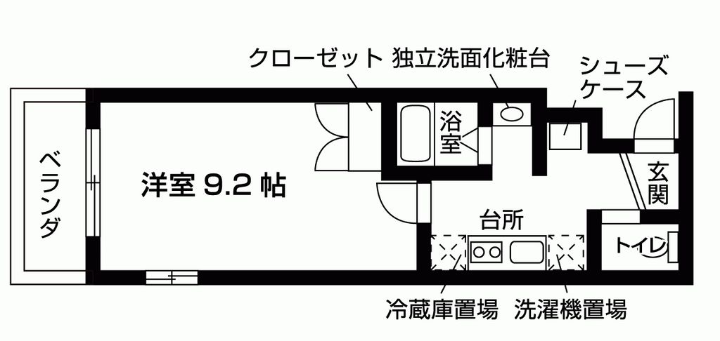 エスポワール二条城の間取り