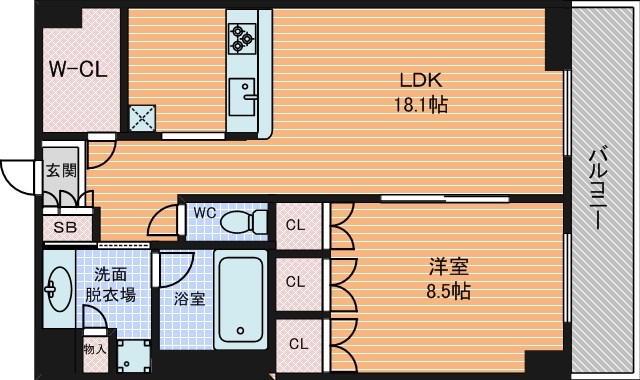 本町橋タワーの間取り