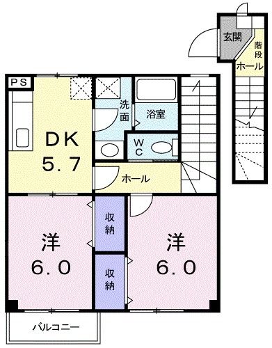 エミネント　パルの間取り