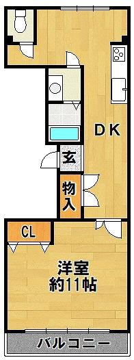 リバーサイドＮＫの間取り