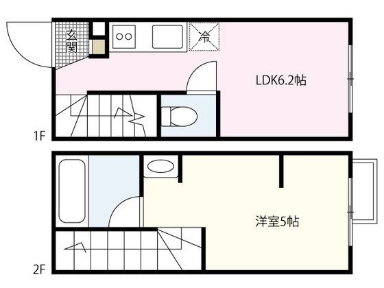 【８７ｇラポール本浦の間取り】