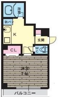 明石市本町のマンションの間取り