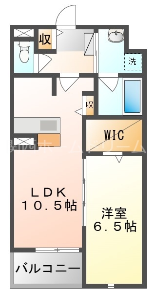 守口市佐太中町のアパートの間取り