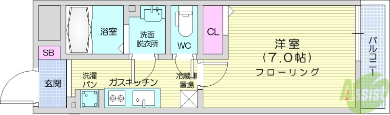 リブリ・仙台東口の間取り