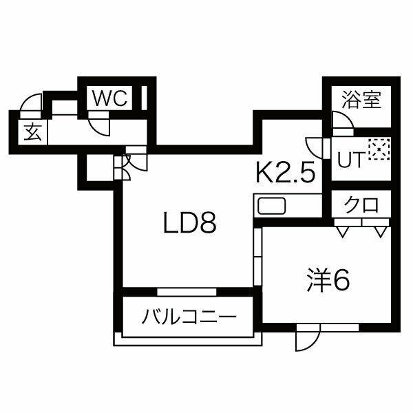 ハイムテイネ1・2の間取り