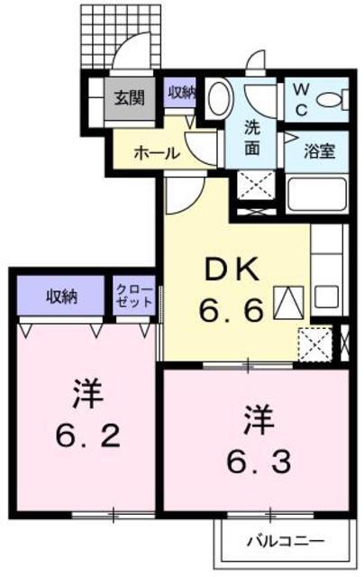 ドリームハイツＡの間取り