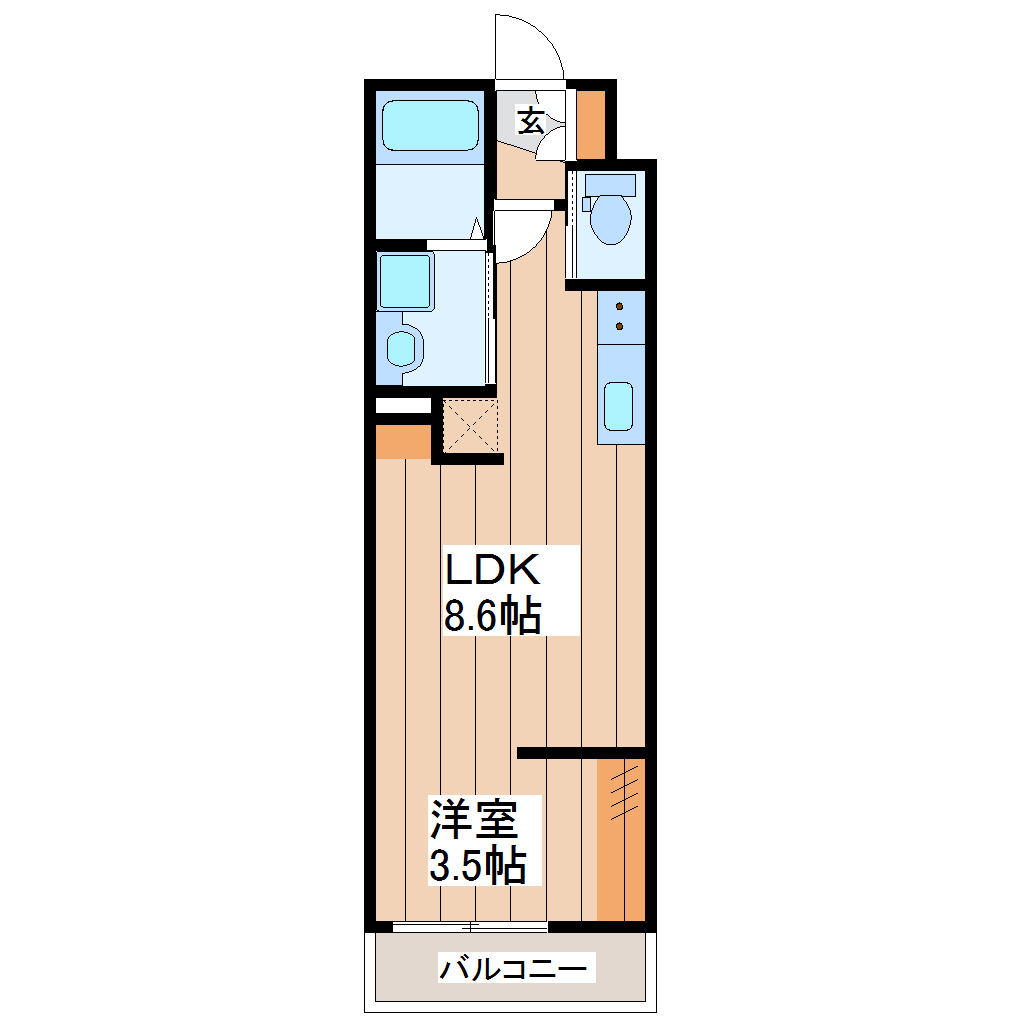 ボンボヤージュの間取り