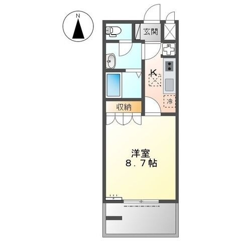 堺市東区日置荘北町のマンションの間取り