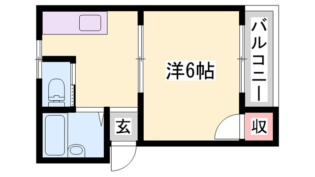 サンハイツ上滝野の間取り