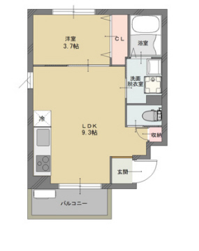 プレミール小野王子町の間取り