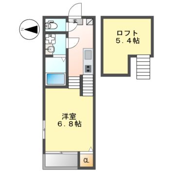 ハーモニーテラス高道町の間取り