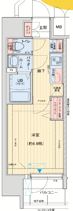 アドバンス大阪ヴェンティの間取り