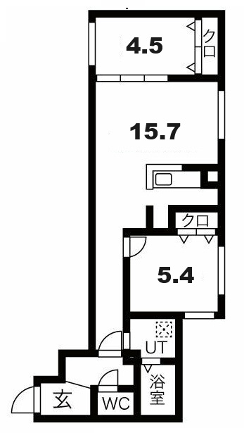 【Asterope厚別南の間取り】