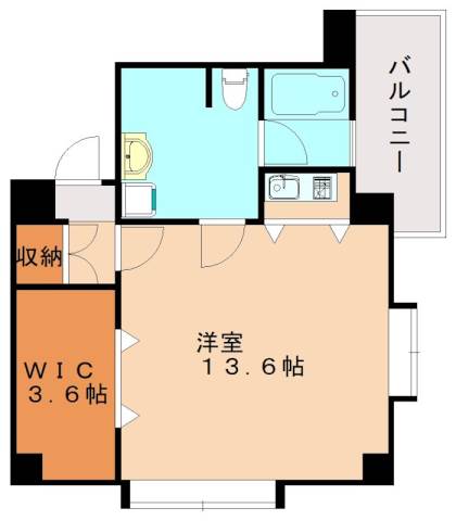 那珂川市今光のマンションの間取り