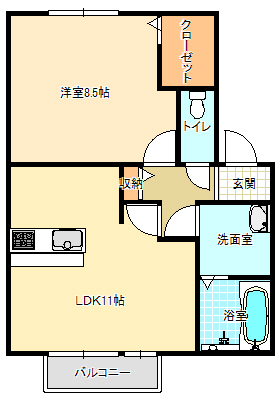 ウィルモア協和Iの間取り