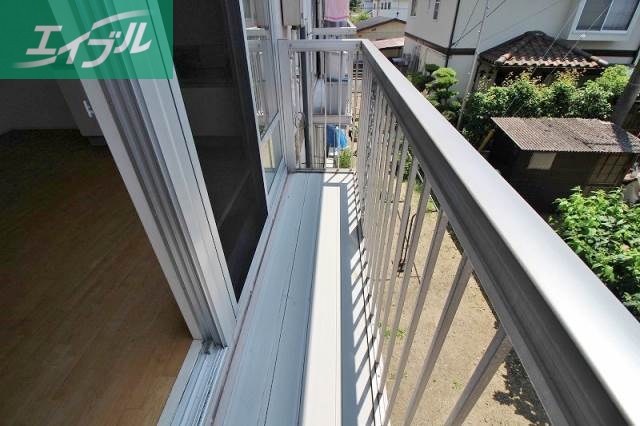 バルコニー　日当たり良好です