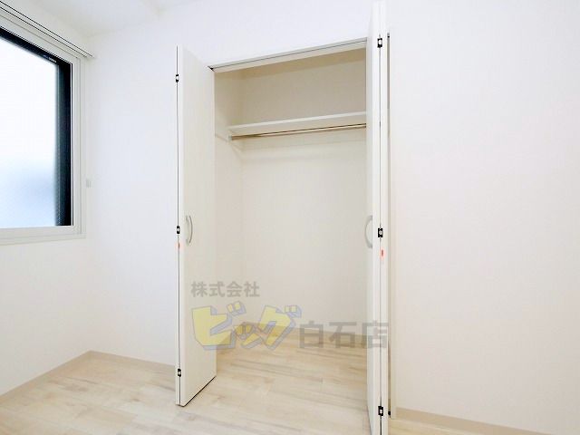 収納　各部屋にクローゼット付きです♪