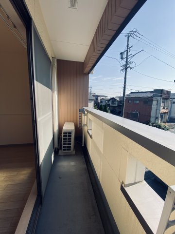 バルコニー　後付け洗浄便座設置できます