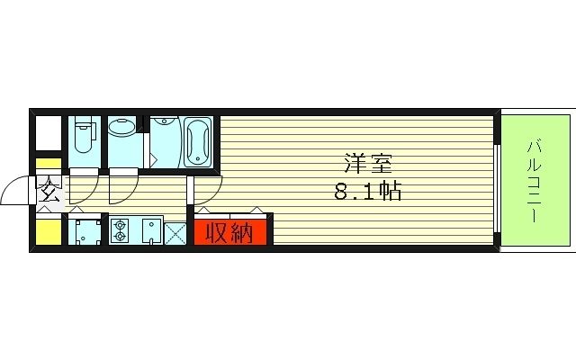 プロヴィスタ京橋ノースゲートの間取り写真
