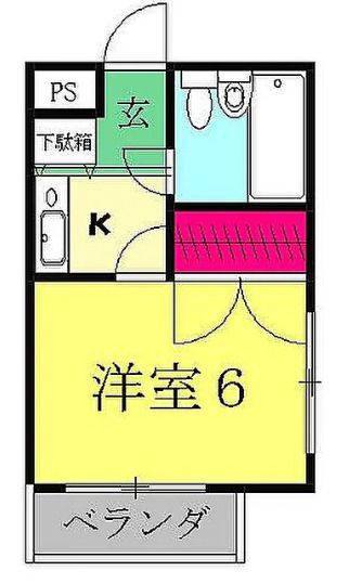 コート東立石の間取り写真
