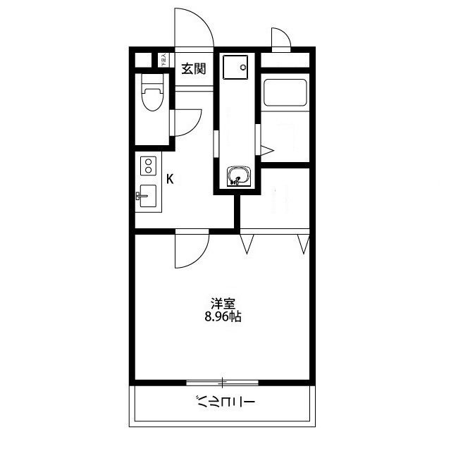 アンプルール リーブル SenIの間取り写真