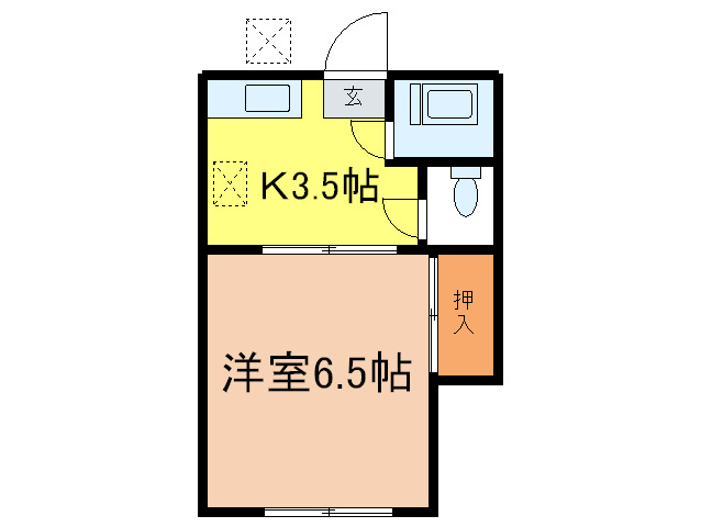 第二キクヤコ-ポの間取り写真