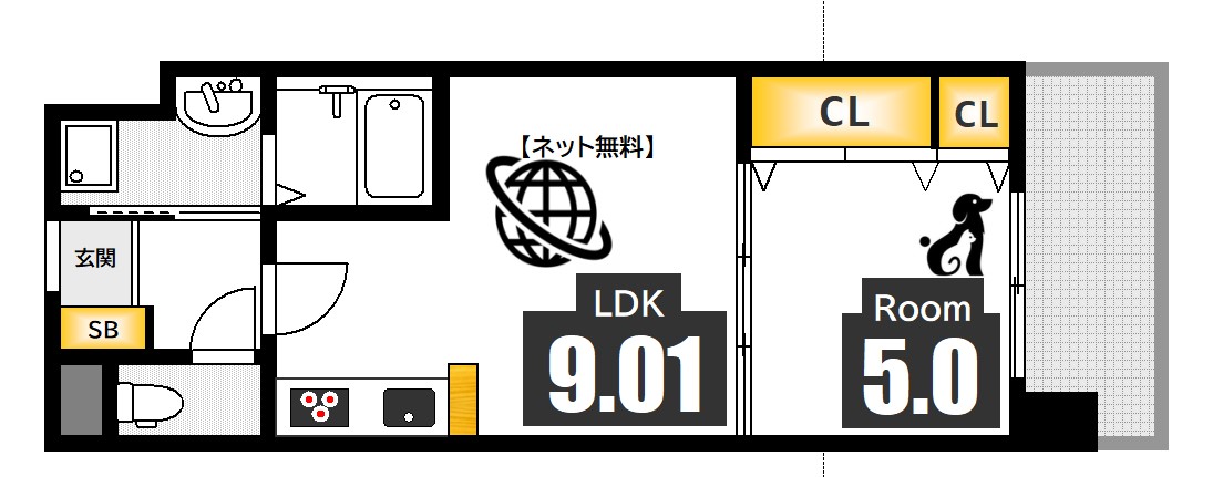 Istyle三篠の間取り写真