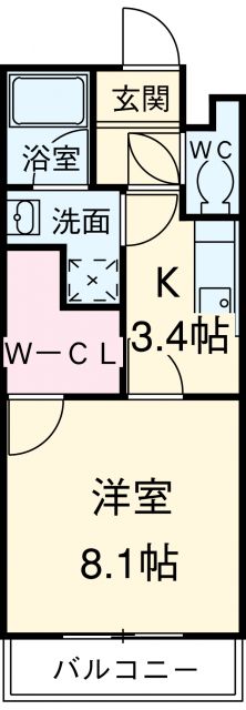ウィステリア青山の間取り写真