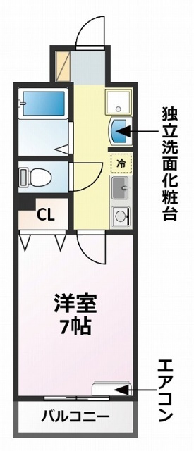 半田市昭和町のマンションの間取り