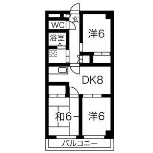 クラウンマンションの間取り