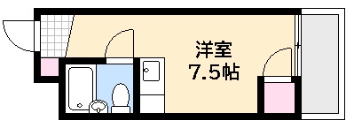 広島県広島市西区中広町３（マンション）の賃貸物件の間取り