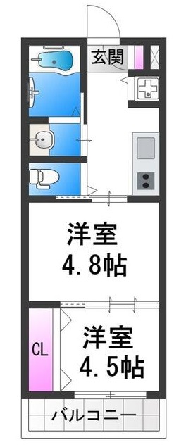エムステージ平野本町IIの間取り写真