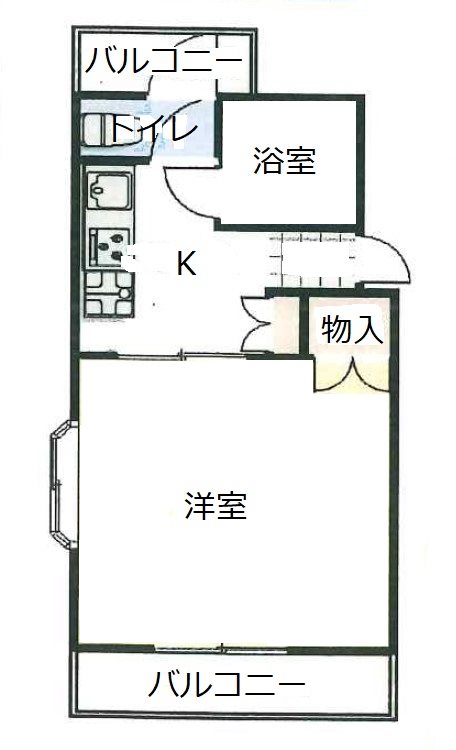 ビューサカエの間取り