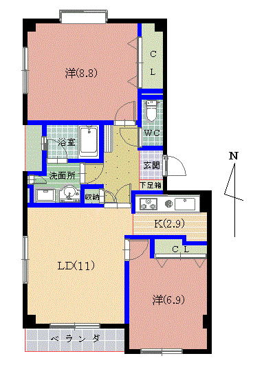 彩（さい）の間取り