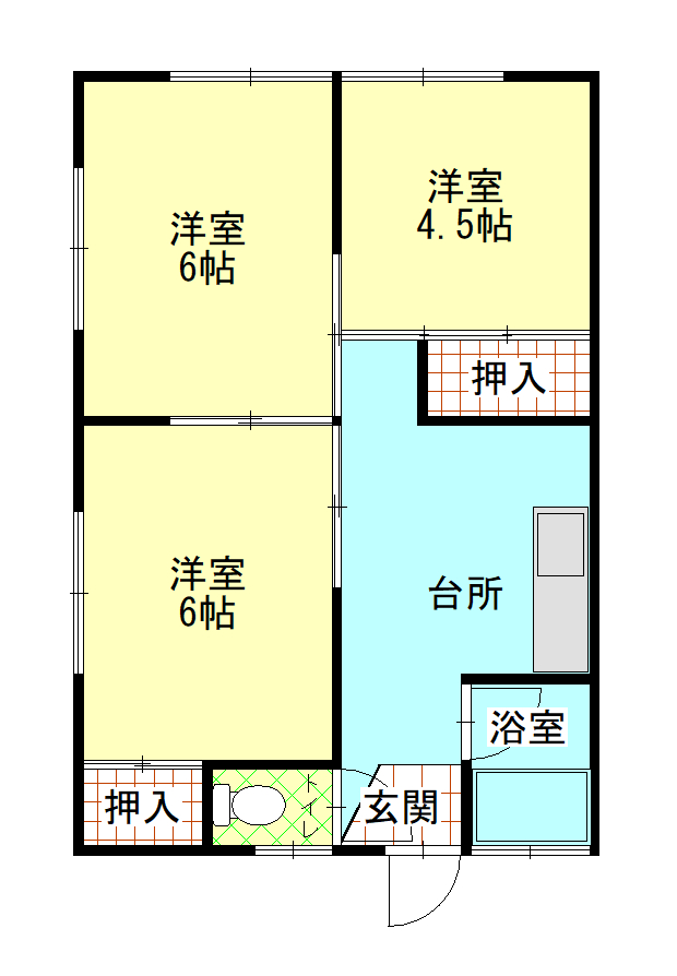 佐々木アパートの間取り